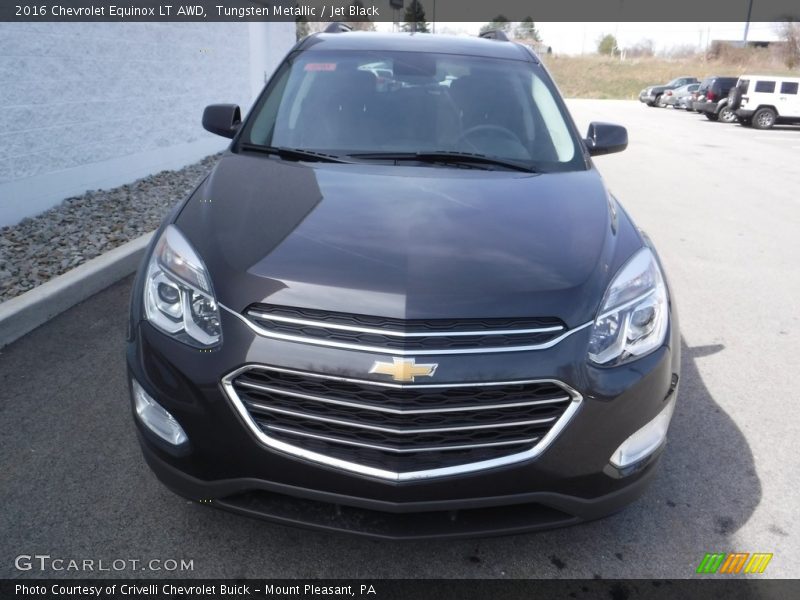 Tungsten Metallic / Jet Black 2016 Chevrolet Equinox LT AWD