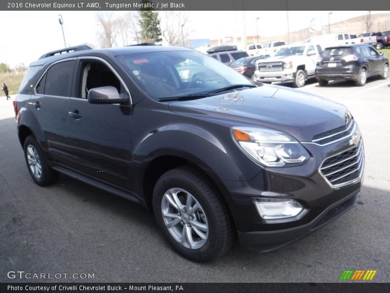 Tungsten Metallic / Jet Black 2016 Chevrolet Equinox LT AWD
