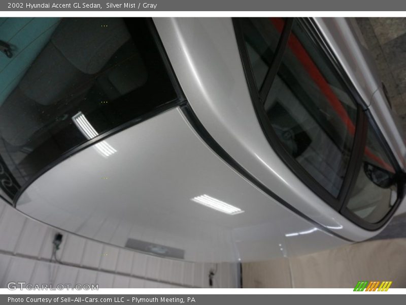 Silver Mist / Gray 2002 Hyundai Accent GL Sedan