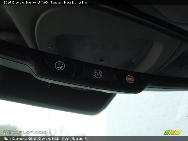 Tungsten Metallic / Jet Black 2016 Chevrolet Equinox LT AWD