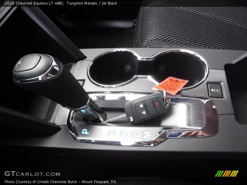 Tungsten Metallic / Jet Black 2016 Chevrolet Equinox LT AWD