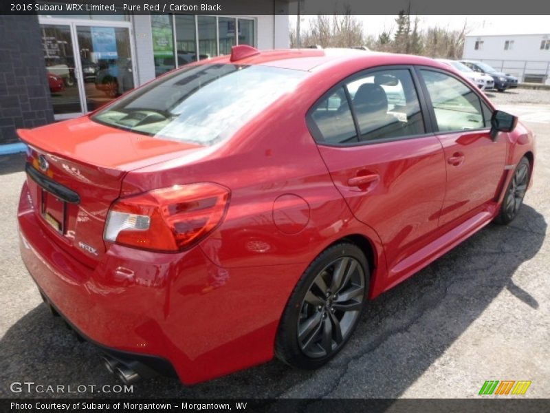 Pure Red / Carbon Black 2016 Subaru WRX Limited