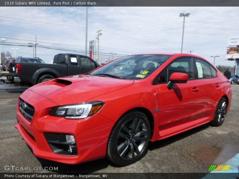 Front 3/4 View of 2016 WRX Limited