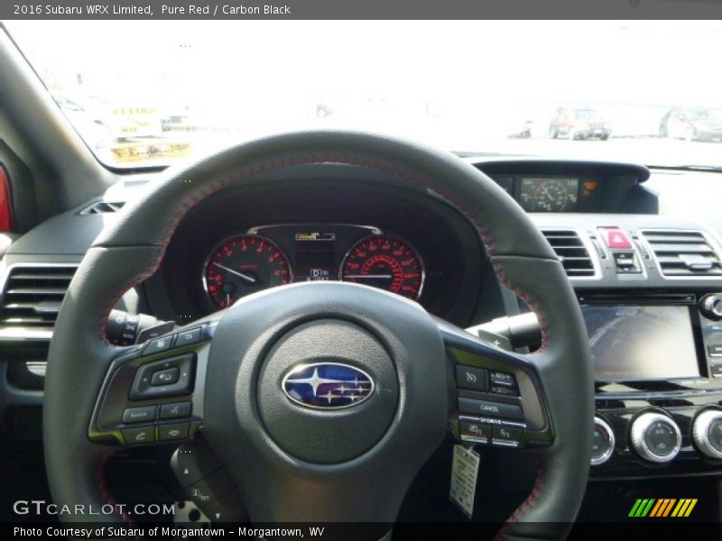 Pure Red / Carbon Black 2016 Subaru WRX Limited