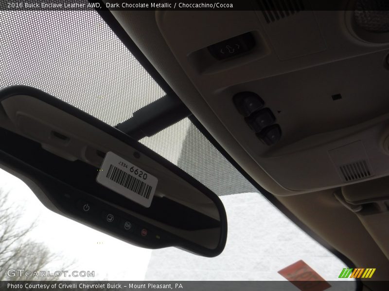 Dark Chocolate Metallic / Choccachino/Cocoa 2016 Buick Enclave Leather AWD