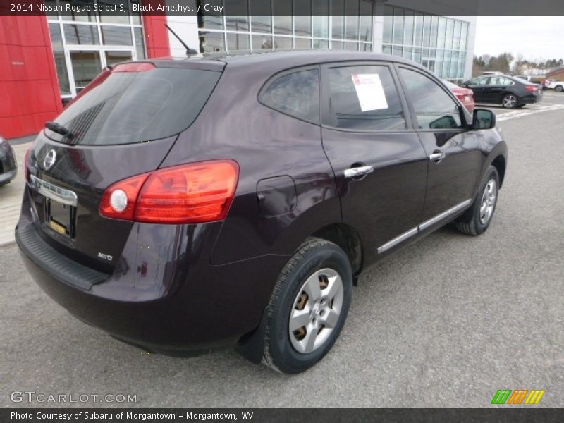 Black Amethyst / Gray 2014 Nissan Rogue Select S