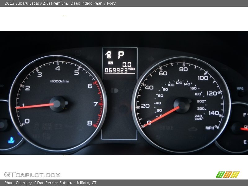 Deep Indigo Pearl / Ivory 2013 Subaru Legacy 2.5i Premium