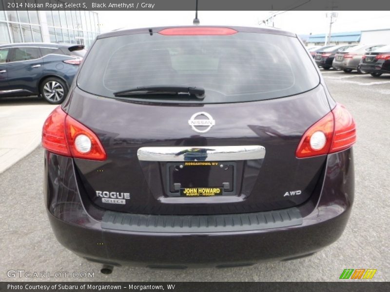 Black Amethyst / Gray 2014 Nissan Rogue Select S