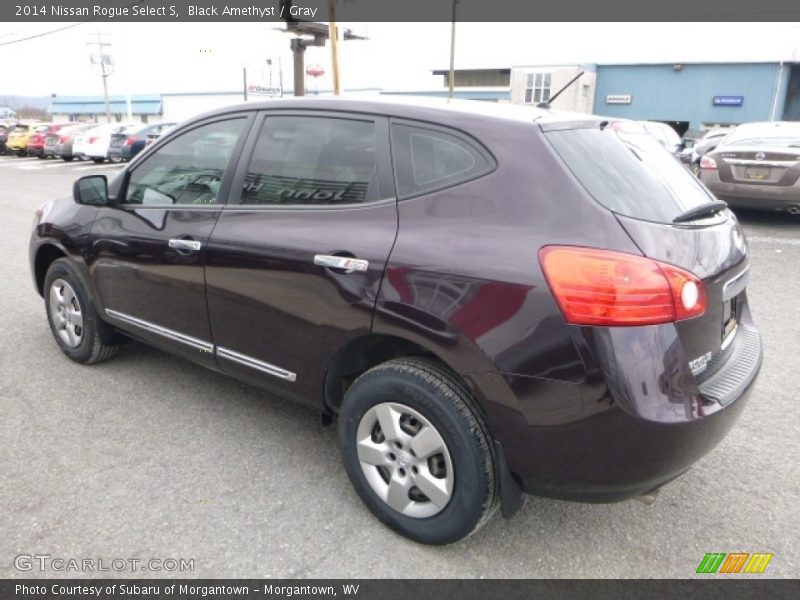 Black Amethyst / Gray 2014 Nissan Rogue Select S