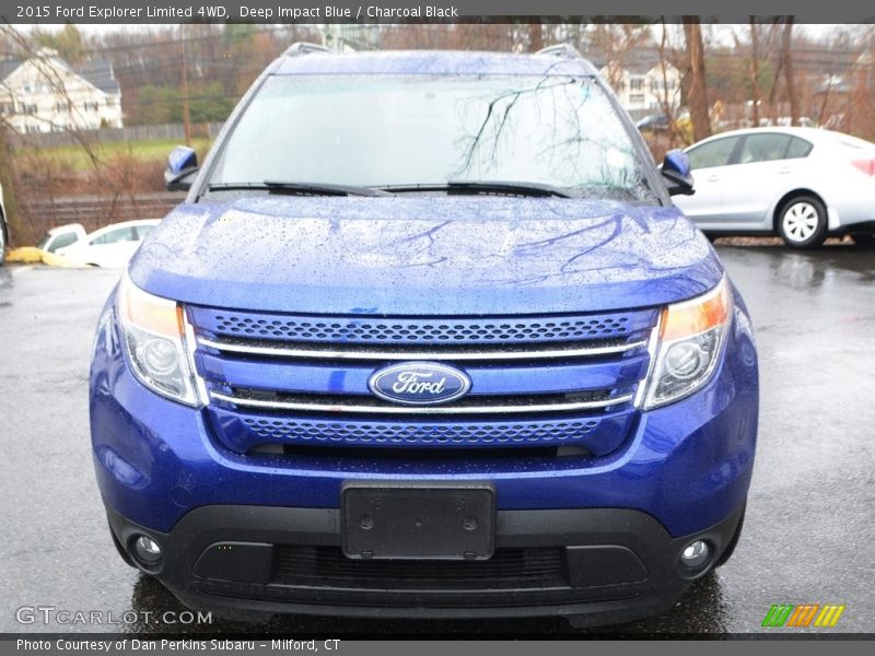 Deep Impact Blue / Charcoal Black 2015 Ford Explorer Limited 4WD