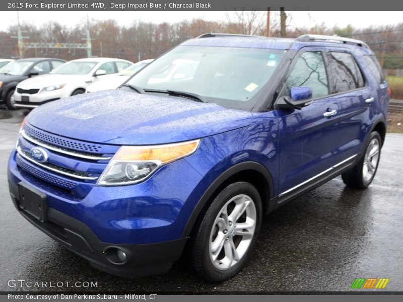 Deep Impact Blue / Charcoal Black 2015 Ford Explorer Limited 4WD
