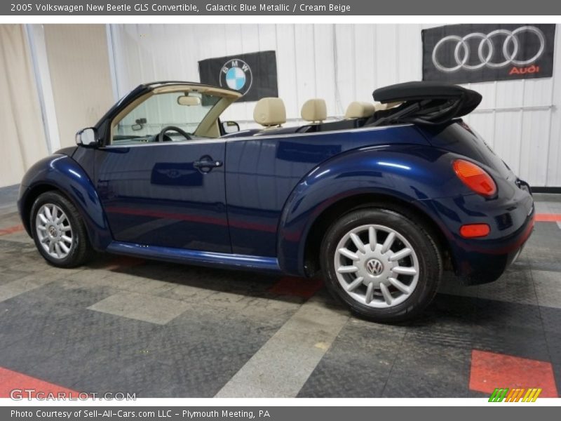 Galactic Blue Metallic / Cream Beige 2005 Volkswagen New Beetle GLS Convertible