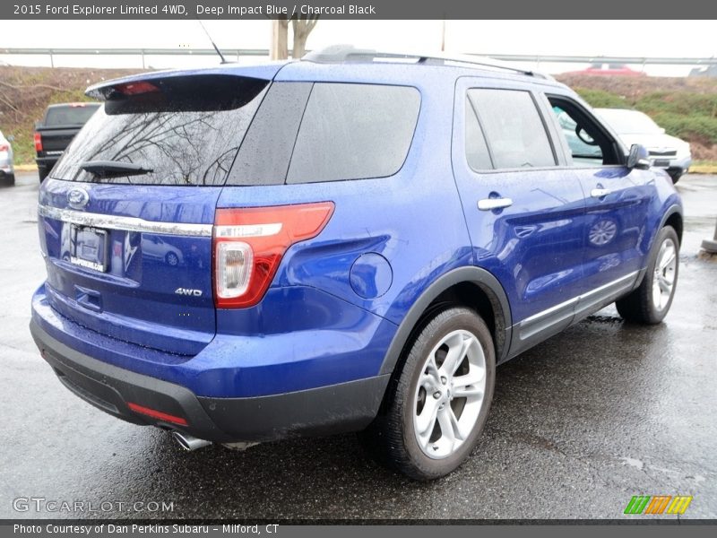 Deep Impact Blue / Charcoal Black 2015 Ford Explorer Limited 4WD