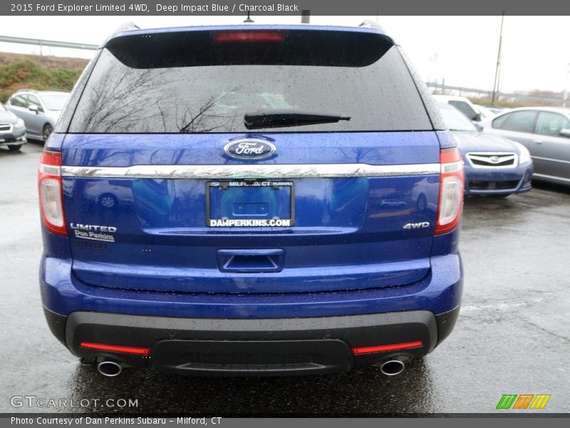 Deep Impact Blue / Charcoal Black 2015 Ford Explorer Limited 4WD