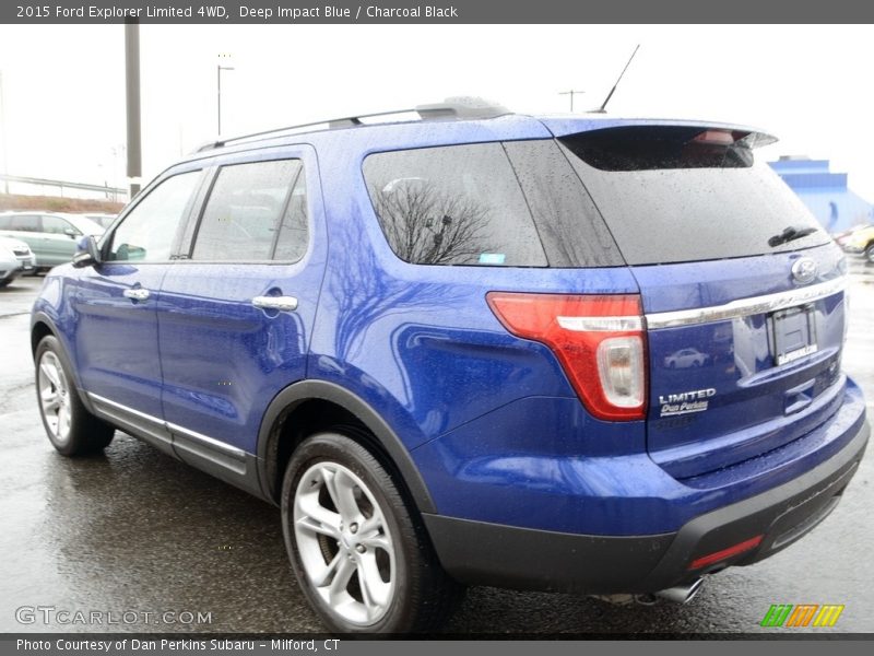 Deep Impact Blue / Charcoal Black 2015 Ford Explorer Limited 4WD