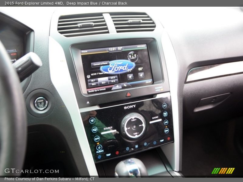 Deep Impact Blue / Charcoal Black 2015 Ford Explorer Limited 4WD