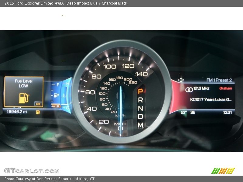 Deep Impact Blue / Charcoal Black 2015 Ford Explorer Limited 4WD