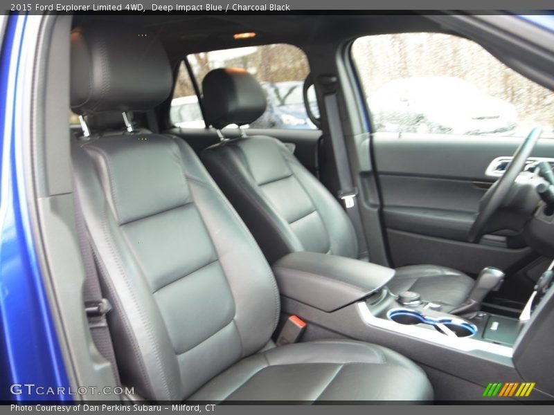 Deep Impact Blue / Charcoal Black 2015 Ford Explorer Limited 4WD