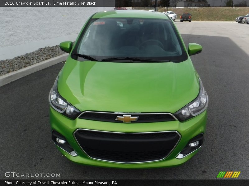 Lime Metallic / Jet Black 2016 Chevrolet Spark LT