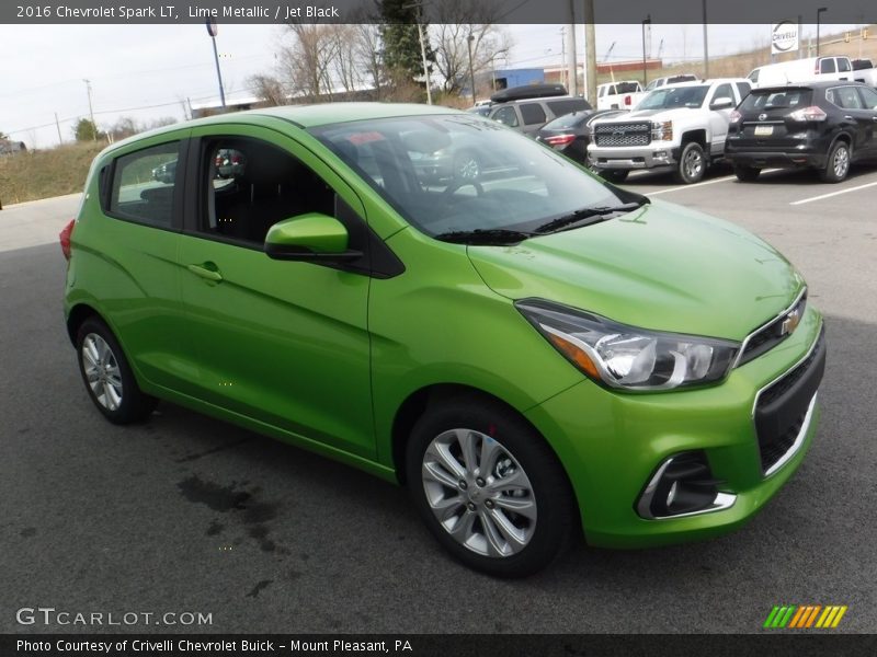 Lime Metallic / Jet Black 2016 Chevrolet Spark LT