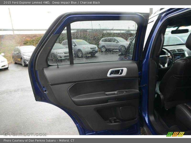 Deep Impact Blue / Charcoal Black 2015 Ford Explorer Limited 4WD