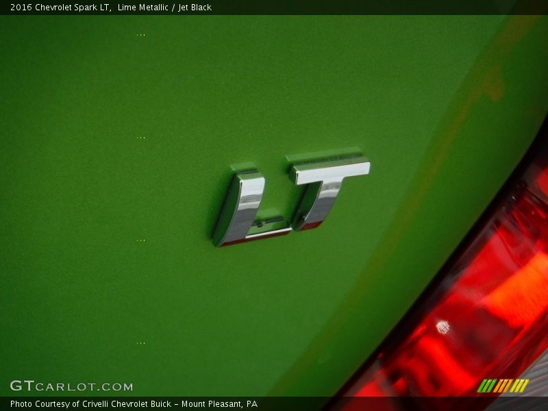 Lime Metallic / Jet Black 2016 Chevrolet Spark LT