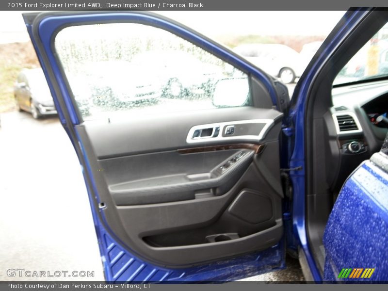 Deep Impact Blue / Charcoal Black 2015 Ford Explorer Limited 4WD