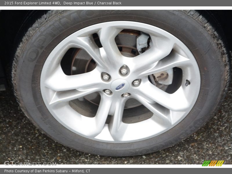 Deep Impact Blue / Charcoal Black 2015 Ford Explorer Limited 4WD