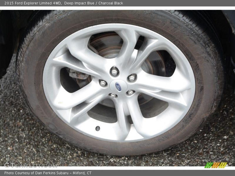 Deep Impact Blue / Charcoal Black 2015 Ford Explorer Limited 4WD