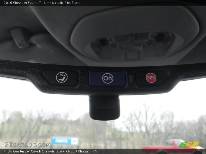 Lime Metallic / Jet Black 2016 Chevrolet Spark LT