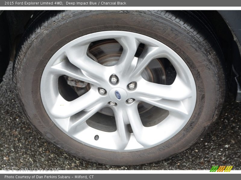 Deep Impact Blue / Charcoal Black 2015 Ford Explorer Limited 4WD