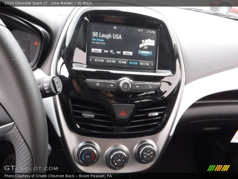 Lime Metallic / Jet Black 2016 Chevrolet Spark LT