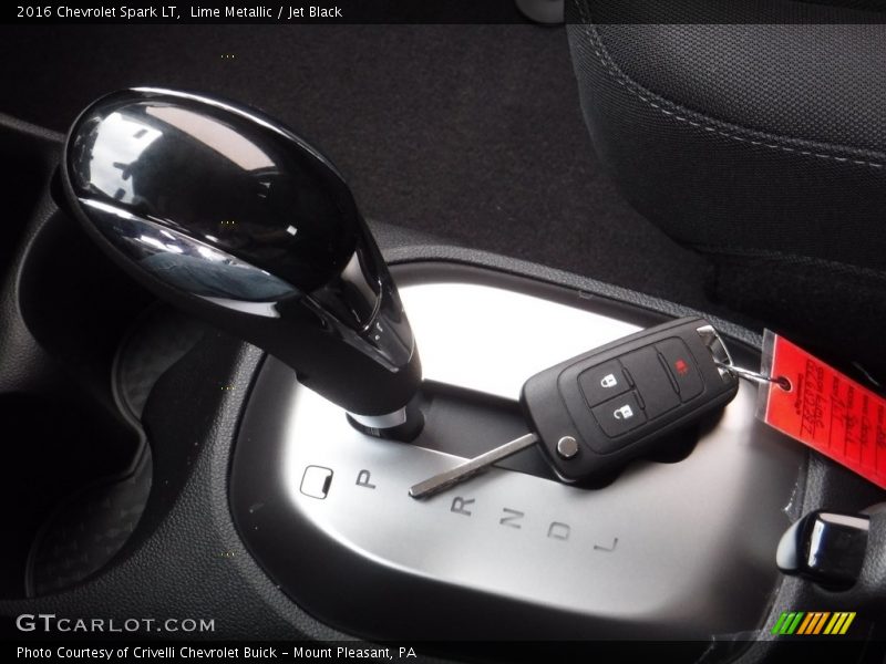 Lime Metallic / Jet Black 2016 Chevrolet Spark LT