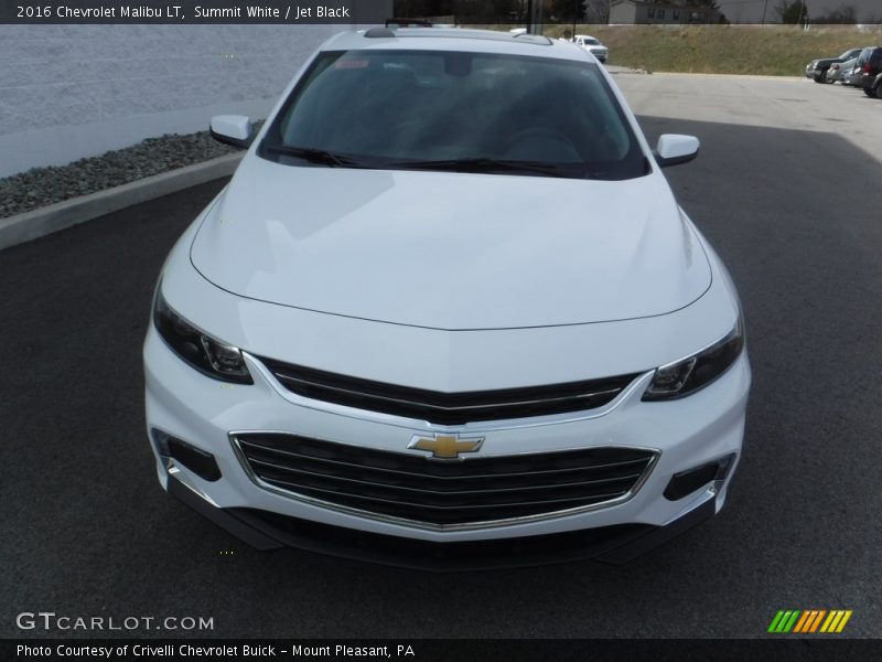 Summit White / Jet Black 2016 Chevrolet Malibu LT