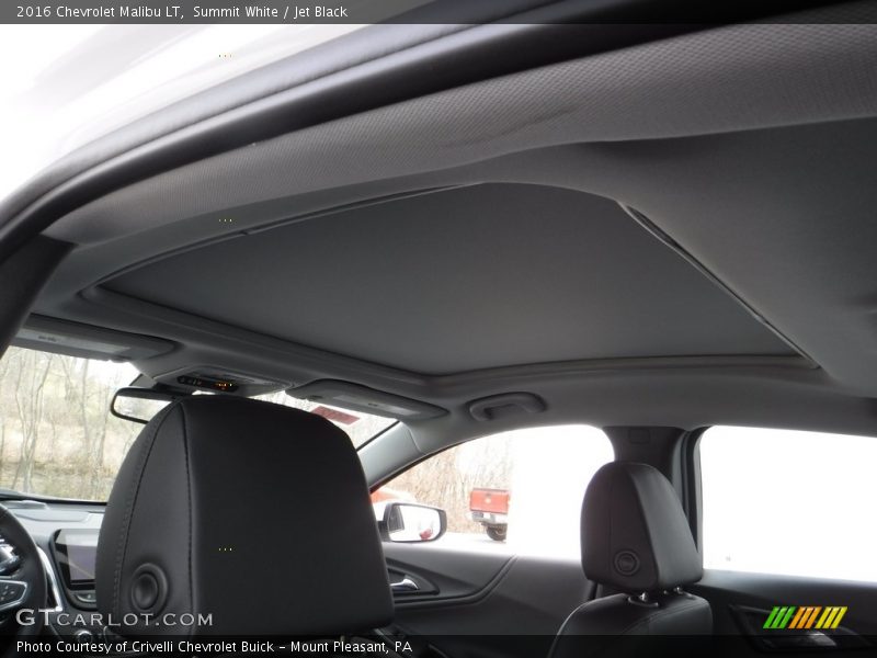 Summit White / Jet Black 2016 Chevrolet Malibu LT