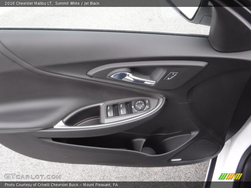 Summit White / Jet Black 2016 Chevrolet Malibu LT