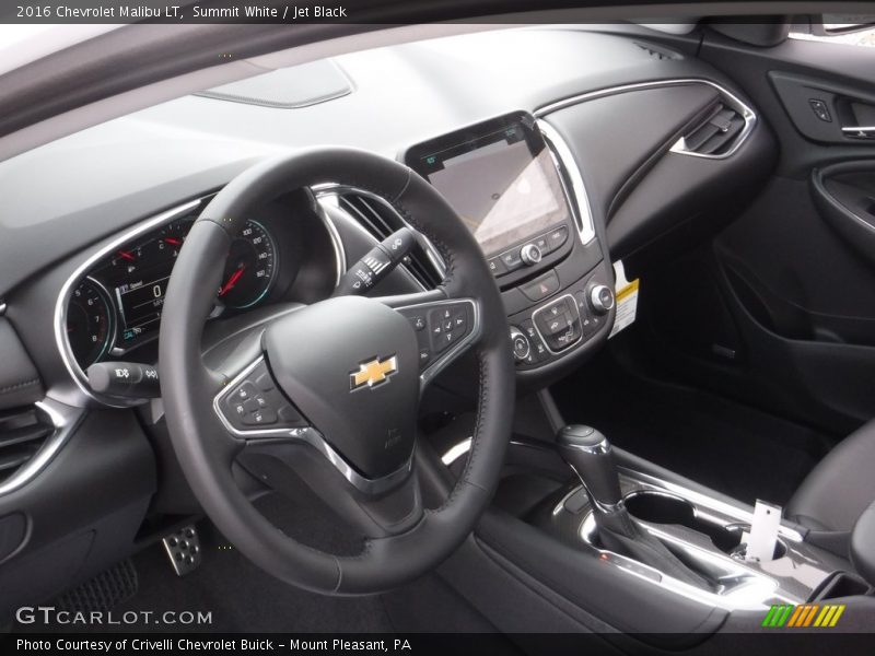 Summit White / Jet Black 2016 Chevrolet Malibu LT