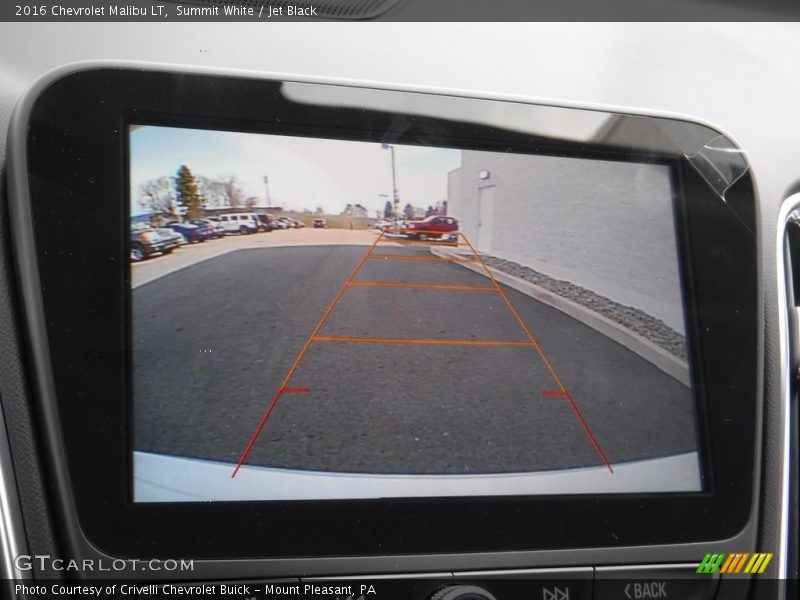 Summit White / Jet Black 2016 Chevrolet Malibu LT