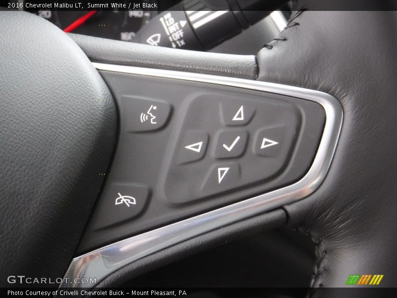 Summit White / Jet Black 2016 Chevrolet Malibu LT