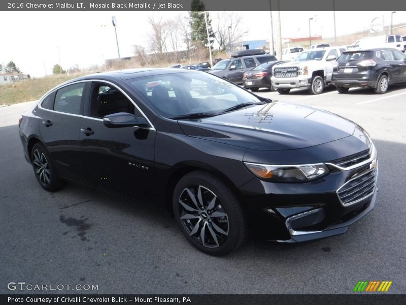 Mosaic Black Metallic / Jet Black 2016 Chevrolet Malibu LT