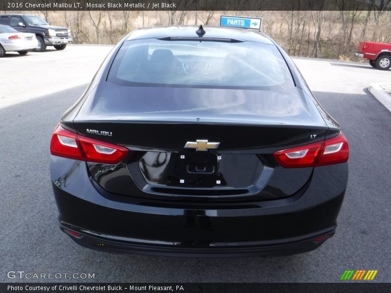 Mosaic Black Metallic / Jet Black 2016 Chevrolet Malibu LT