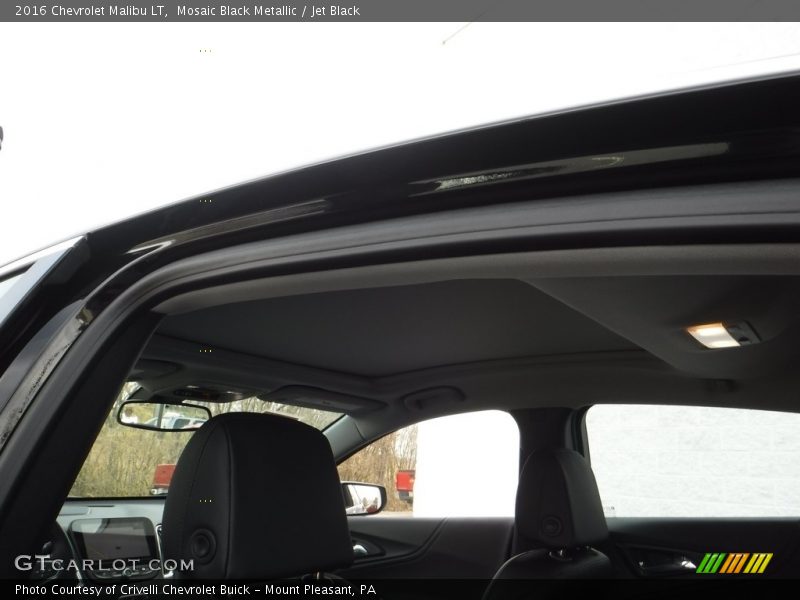 Mosaic Black Metallic / Jet Black 2016 Chevrolet Malibu LT