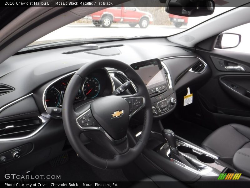 Mosaic Black Metallic / Jet Black 2016 Chevrolet Malibu LT