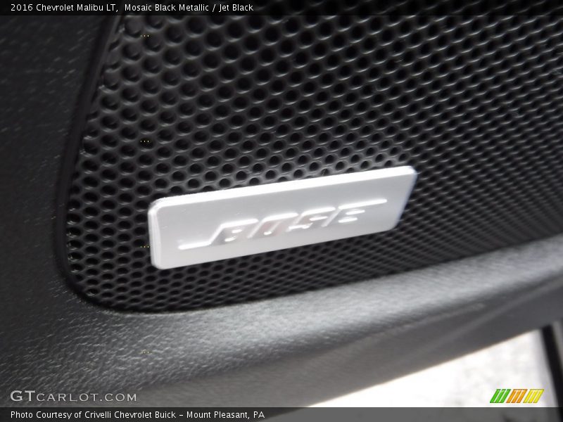 Mosaic Black Metallic / Jet Black 2016 Chevrolet Malibu LT