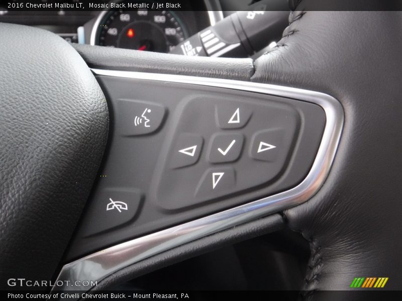 Mosaic Black Metallic / Jet Black 2016 Chevrolet Malibu LT