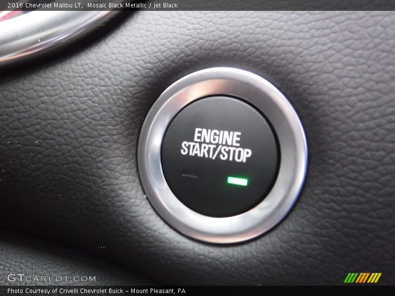 Mosaic Black Metallic / Jet Black 2016 Chevrolet Malibu LT