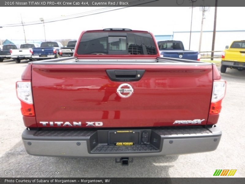 Cayenne Red / Black 2016 Nissan TITAN XD PRO-4X Crew Cab 4x4