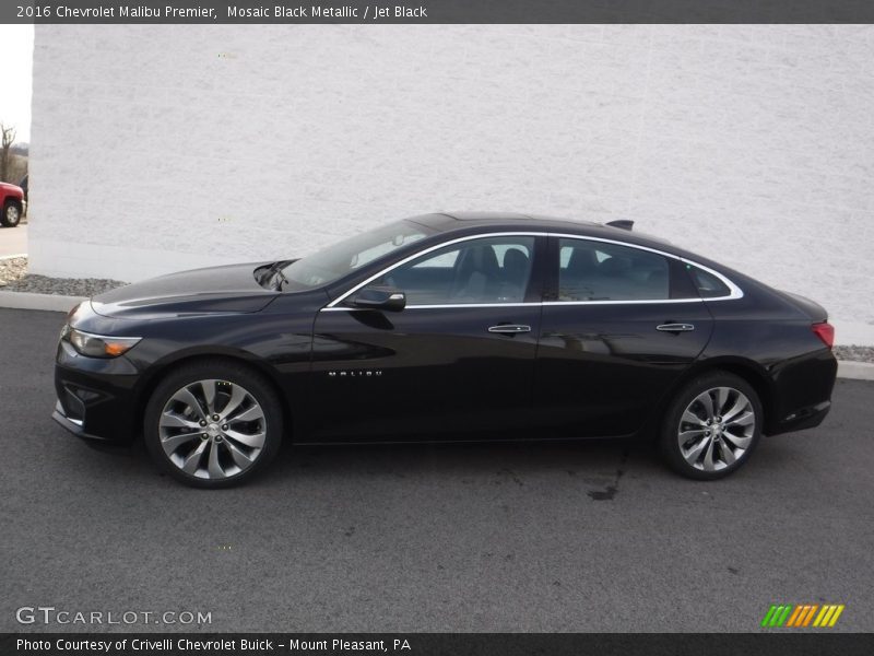 Mosaic Black Metallic / Jet Black 2016 Chevrolet Malibu Premier