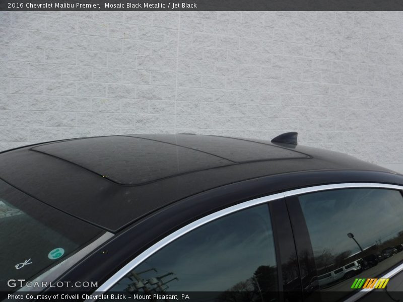 Mosaic Black Metallic / Jet Black 2016 Chevrolet Malibu Premier