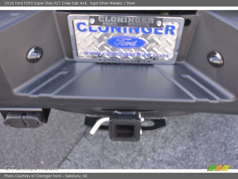 Ingot Silver Metallic / Steel 2016 Ford F350 Super Duty XLT Crew Cab 4x4